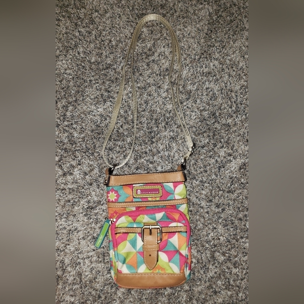 Lily Bloom| Colorful Geometric Pattern Crossbody Bag